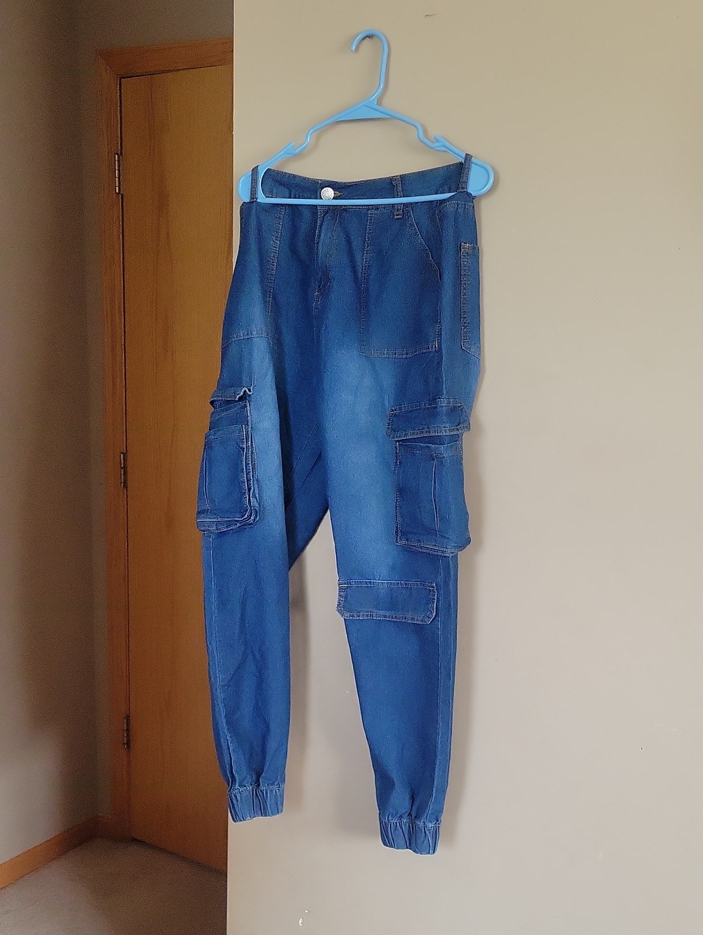 refuge Denim Blue High-Waist Jeans